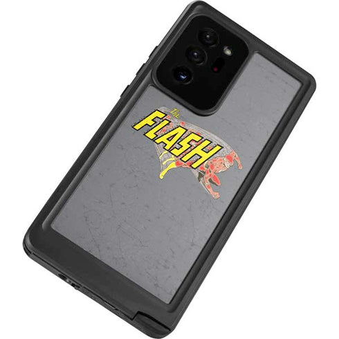 DC Comics The Flash Vintage Action Running Pose Galaxy Note20 Ultra 5G Waterproof Case